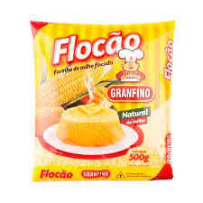 Braziliaanse maïsvlokken farinha de milho flocada 500g