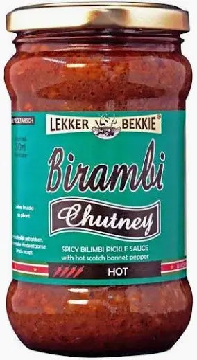 Lekker Bekkie Birambi Chutney 290ml