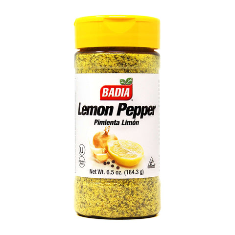 Badia Lemon Pepper Seasoning 6.5oz / 185.3g