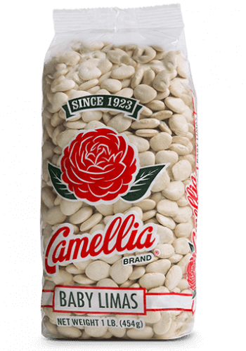 Gedroogde baby lima bonen Camellia 454g zak
