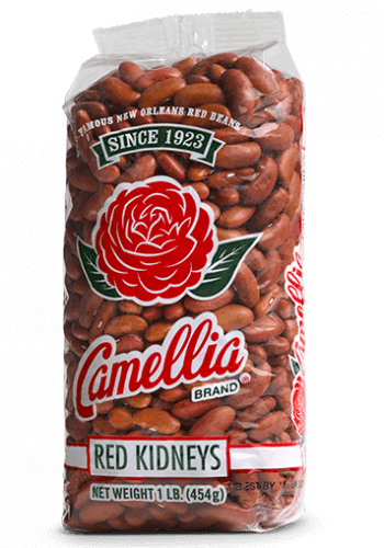 Gedroogde rode kidneybonen Camellia 454g zak