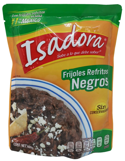 Isadora Frijoles Negros Refritos 430g