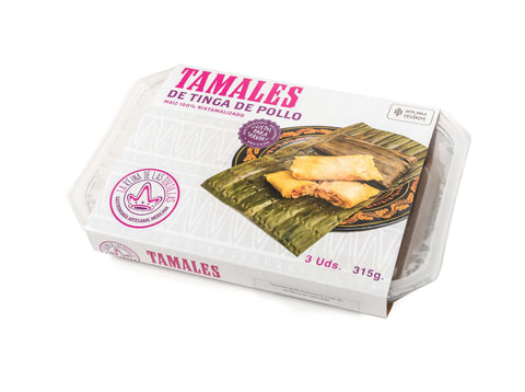 Tamales tinga de pollo La Reina 315g