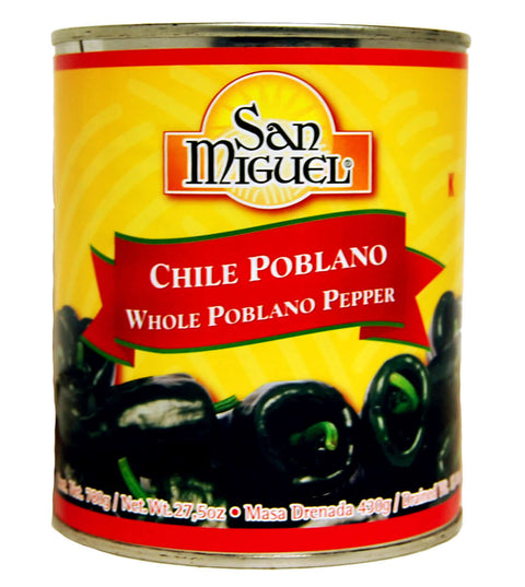 San Miguel Veget Chile Poblano Entero 780gr