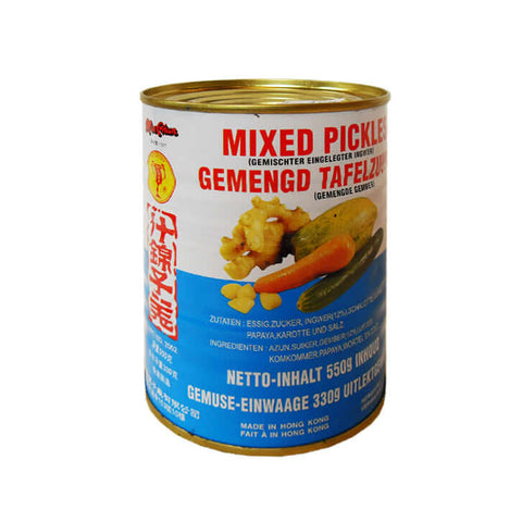 Zoetzure mixed pickle Mee Chun 550g blik