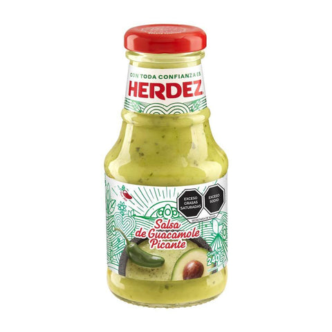 Herdez Salsa de Guacamole Picante 240g