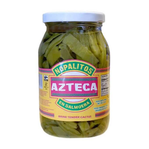 Nopal cactusreepjes Azteca 460g glazen pot