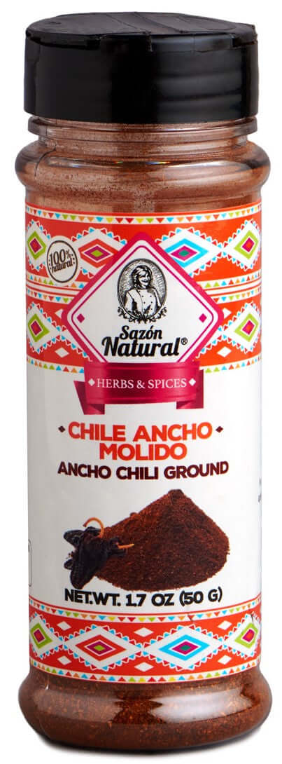 Chile Sazon Natural 50gr Chile Ancho Molido