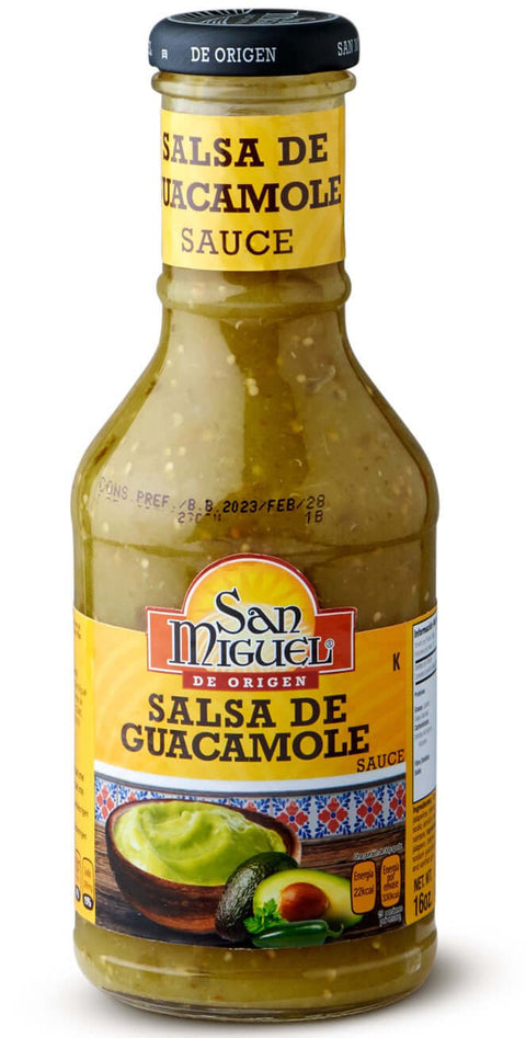 Salsa verde met avocado San Miguel 450g pot