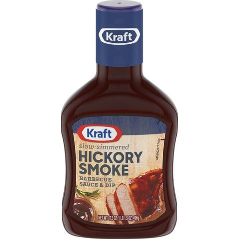 Barbecuesaus hickory smoke Kraft 18oz 510g fles
