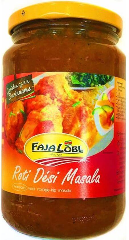 Surinaamse roti desi masala Faja Lobi 360ml