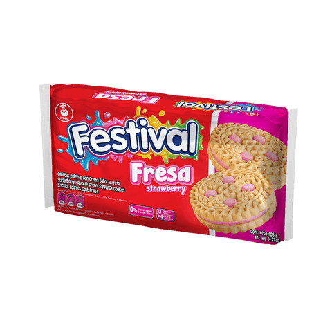 Festival koekjes aardbei Noel 403g