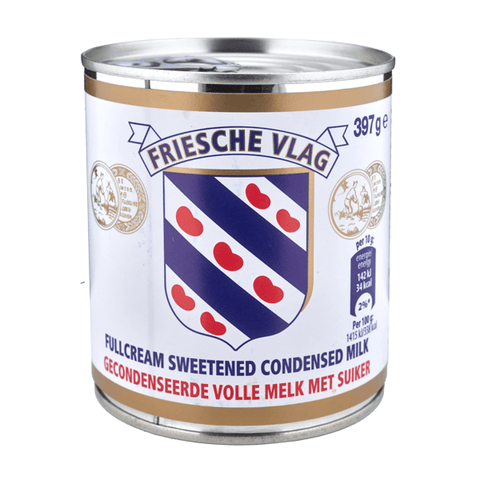 Friesche Vlag gezoete gecondenseerde melk blik