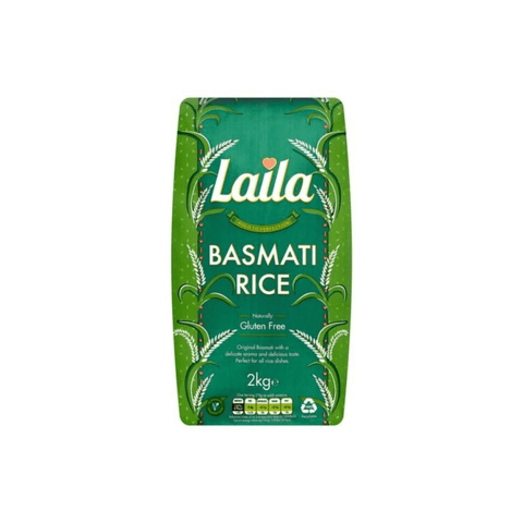 Basmati rijst Laila 2kg zak