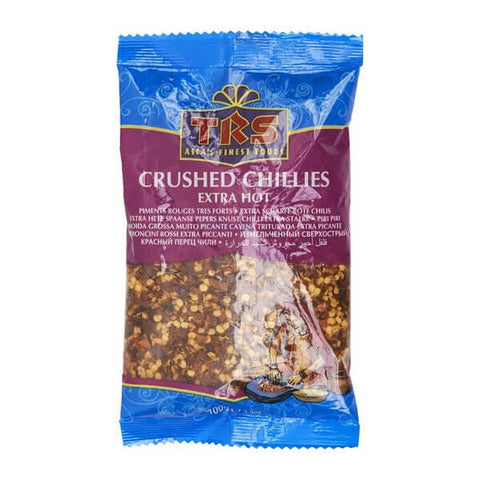 Chilivlokken extra heet TRS 100g zak
