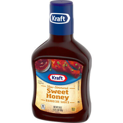 Barbecuesaus sweet honey Kraft 18oz 510g fles