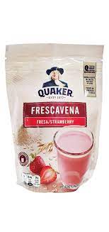 Havermoutdrankpoeder aardbei Frescavena Quaker