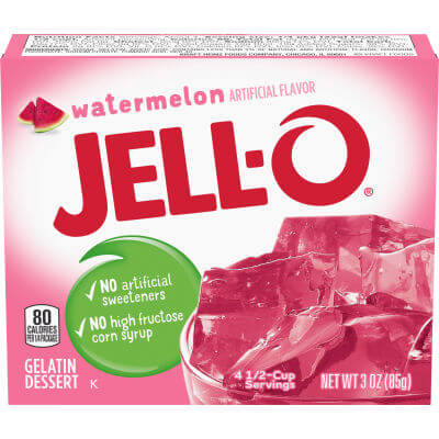 Jello watermeloen 85g / 3oz