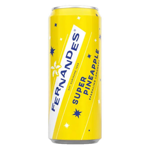 Surinaamse frisdrank Fernandes Super Pineapple 330ml