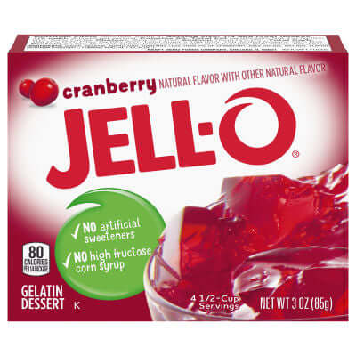 Jello Cranberry 85g / 3oz