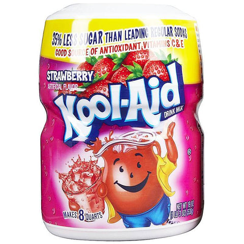 Kool-Aid Strawberry drankpoeder aardbei 539g bus