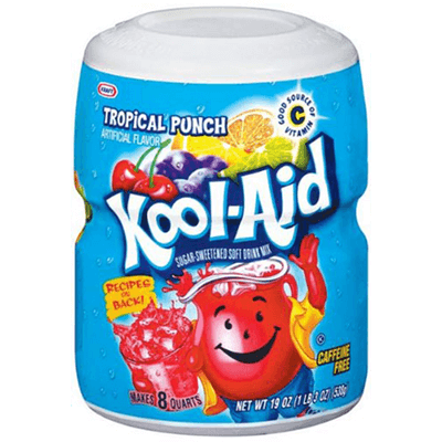 Kool-Aid Tropical Punch drankpoeder 539g bus