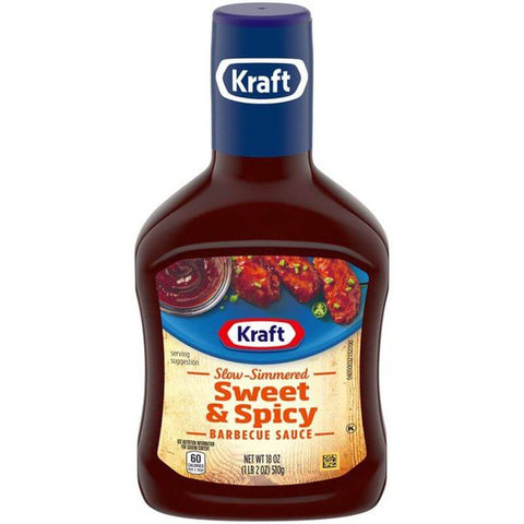 Barbecuesaus sweet & spicy Kraft 18oz 510g fles