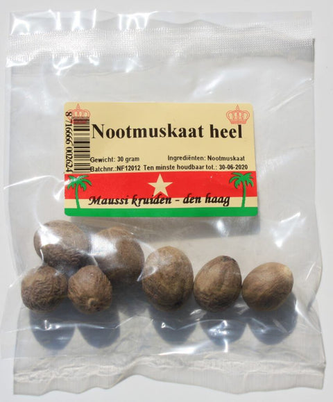 Nootmuskaat heel 30g