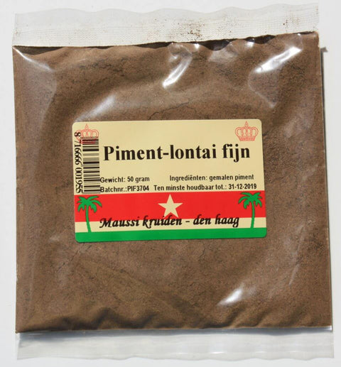 Piment lontai fijn 50g
