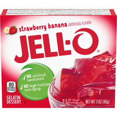 Jello Straw/ Ban 85g / 3oz