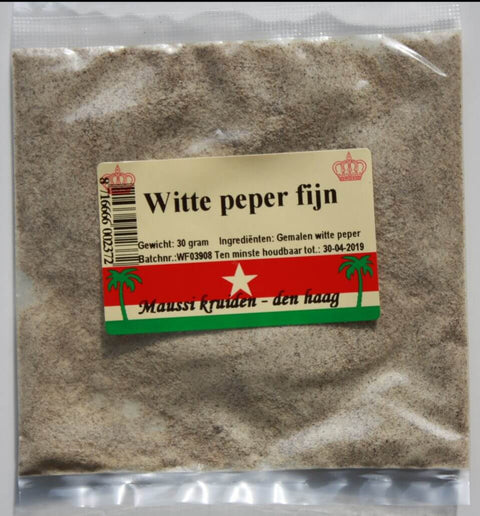 witte peper fijn 30gr