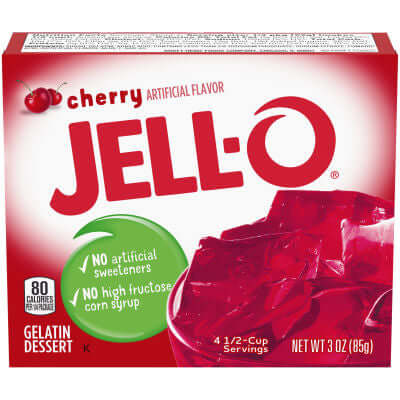 Jello Cherry 85g / 3oz